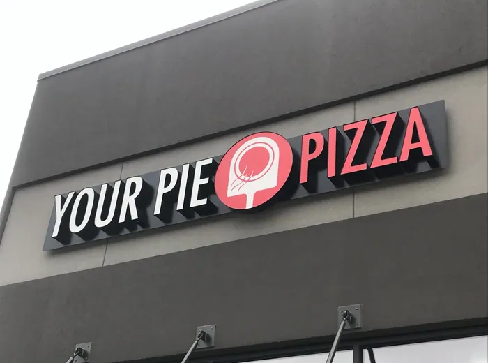 Restaurant exterior dimensional sign