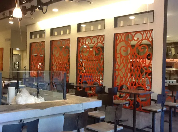 Decorative interior metal screen panels
